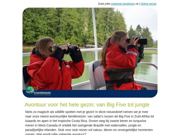 Van safari tot jungle: gezinsreizen vol wildlife! 🦁