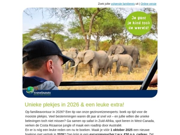 Ontdek unieke plekjes in 2026 + nu met leuke extra! 🎁