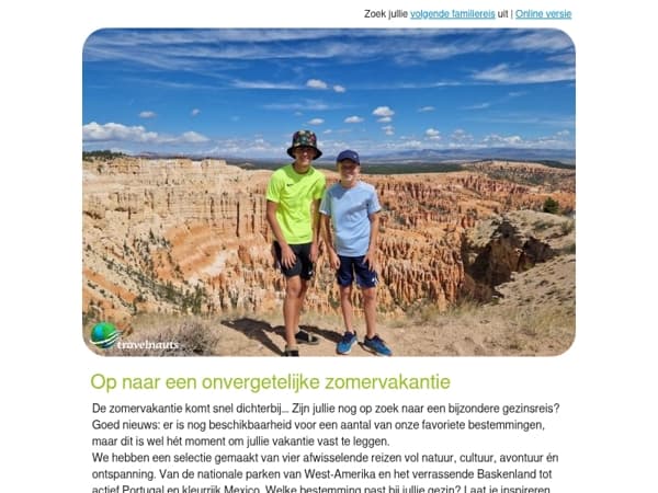 Laatste kans: familiedromen voor deze zomer 🌍