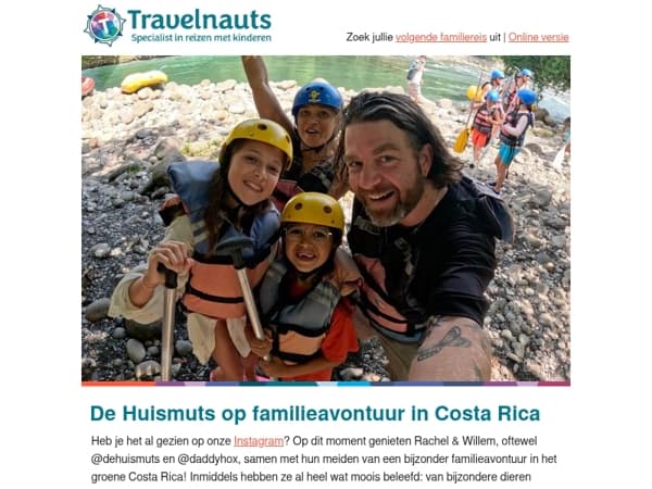 De Huismuts ontdekt Costa Rica met haar gezin