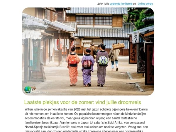 Laatste plekjes voor de zomer: vind jullie droomreis