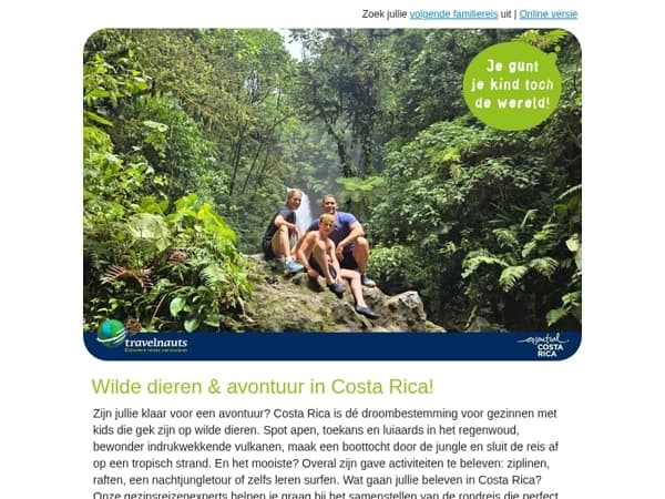 Avontuur & wilde dieren in Costa Rica! 🐒