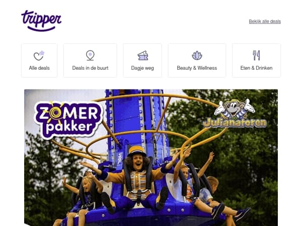 Zomerpakker: extra voordelig naar Julianatoren! 🎢