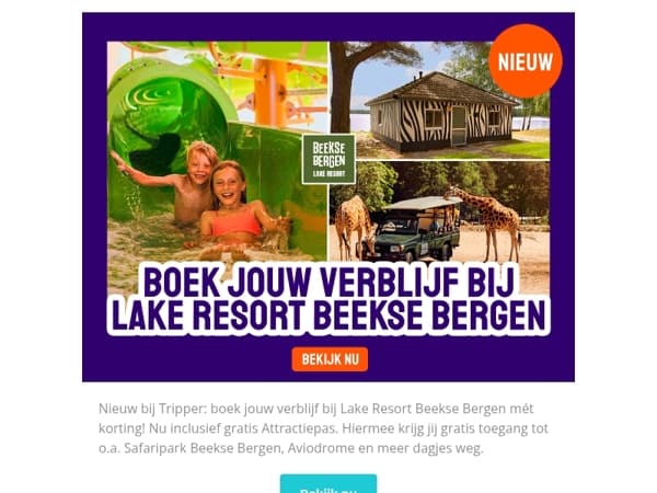 Boek jouw verblijf bij Lake Resort Beekse Bergen