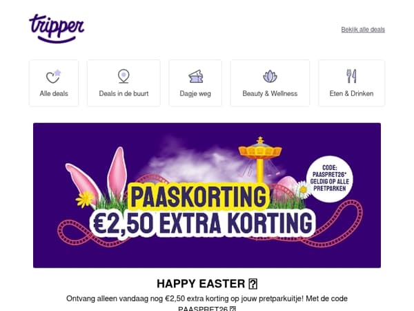 Laatste kans op €2,50 éxtra korting!💰