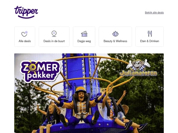 ☀️ Zomerknaller: een dag Julianatoren voor maar €19,95!