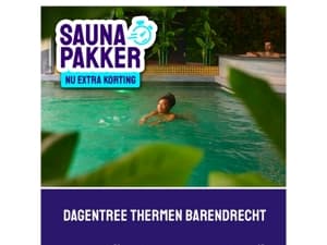 Saunapakker ⏰ Thermen Barendrecht
