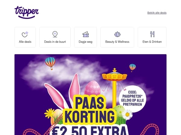 Pak nú €2,50 extra korting op alle pretparken! 🎢