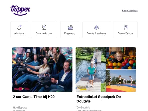 Haal alles uit je weekend met Tripper!