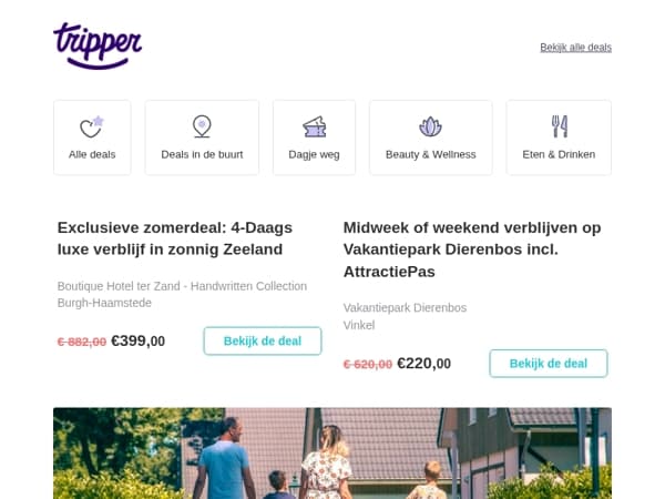 Verblijf op Vakantiepark Dierenbos, EuroParcs, Walibi Village & meer