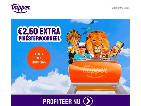 Laatste kans op €2,50 Pinkstervoordeel🤑