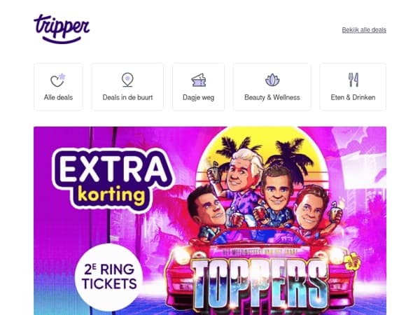 Extra korting op 2e ring tickets Toppers 2026 💥