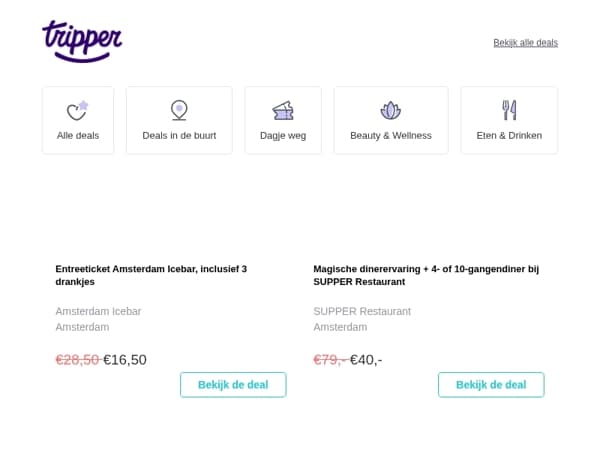 Maandag-dip? Ontdek de beste deals in jouw regio!