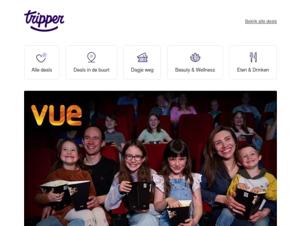 🎥 Filmpje pakken bij Vue Cinemas? Voor maar €9,50!