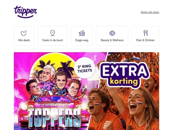Extra voordelig naar Toppers in Concert! 🧡