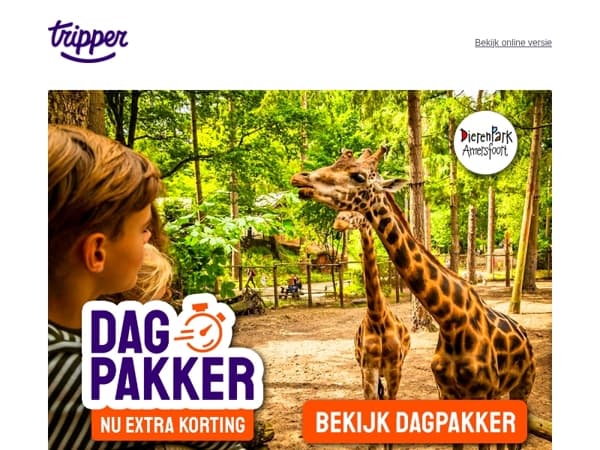 Dagpakker: DierenPark Amersfoort🦒
