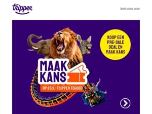Maak kans op € 50,- Tripper tegoed💰
