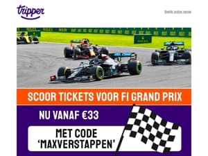 Scoor Grand Prix-tickets vanaf € 33,- 🏎️