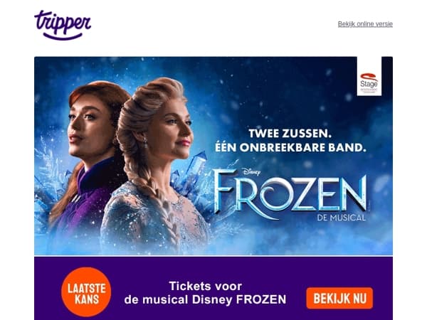 Laatste kans! De Musical Disney FROZEN