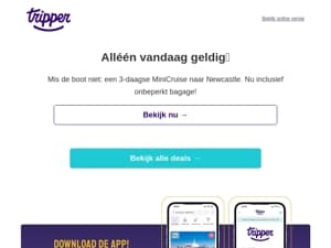 Dagpakker: 3-daagse minicruise 🚢