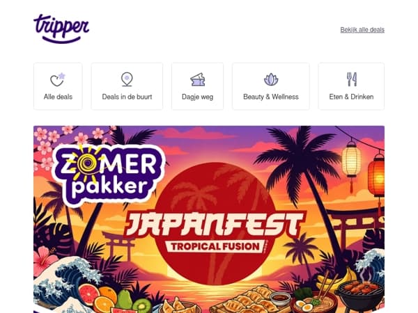 Zomerpakker: extra korting op JapanFest Expo Houten