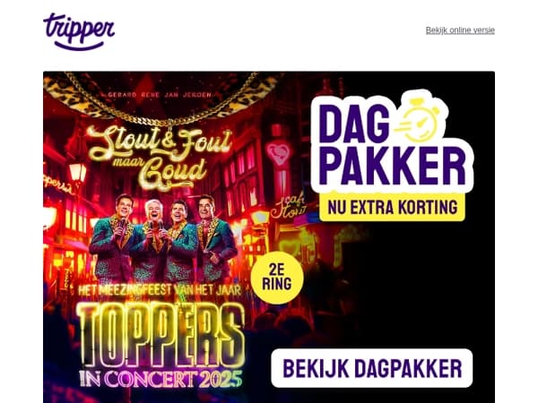 Dagpakker: Toppers in Concert 2025✨