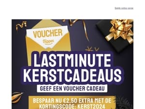 Laatste kans op € 2,50 éxtra korting