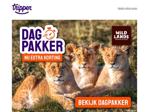 Brullende Dagpakker! WILDLANDS🦁