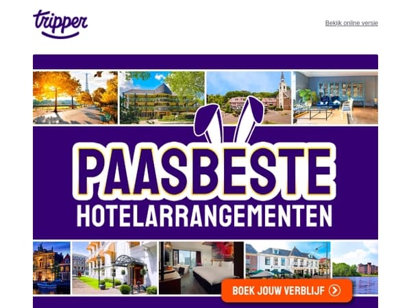 Paasbeste hotelarrangementen | tot 70% korting
