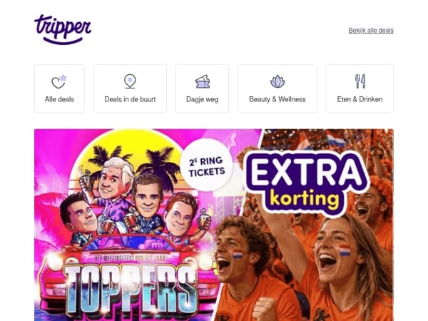 Staffelkorting op De Toppers-tickets! 🧡
