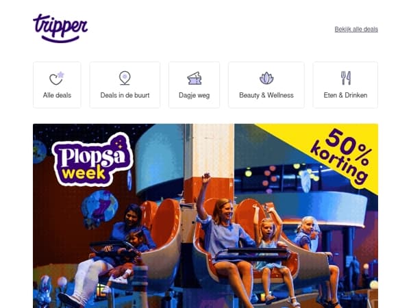 Plopsaweek! 50% korting op alle Plopsa parken🎢