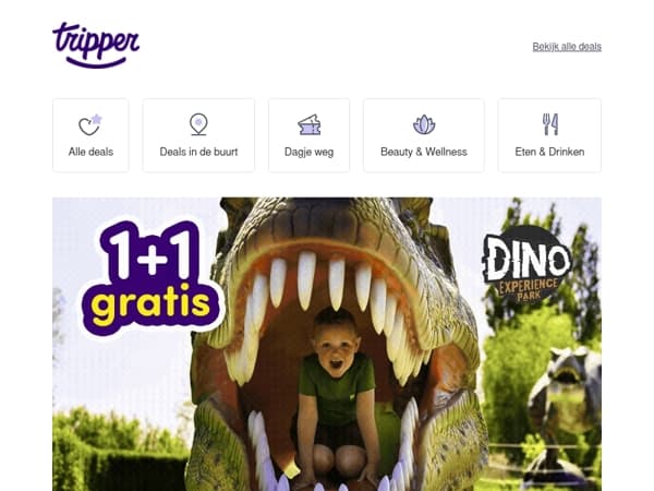 1+1 gratis: Dino Experience Park 🦖