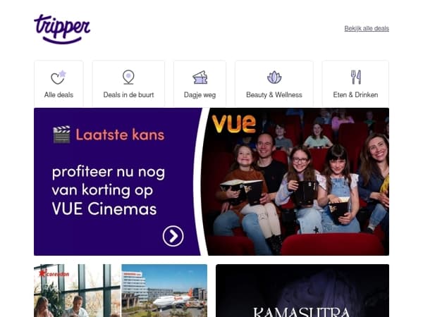 🍿 Laatste kans op korting bij Vue Cinemas!