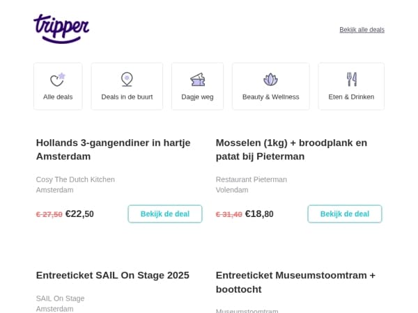 SAIL Amsterdam 2025, restaurantdeals én meer!