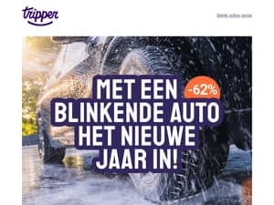 Met een blinkende auto 2025 in? 🧼