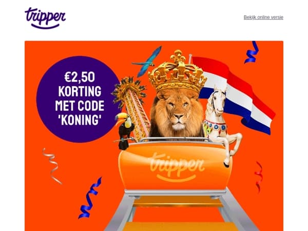 Héél veel meivakantie-pret met €2,50 korting😎