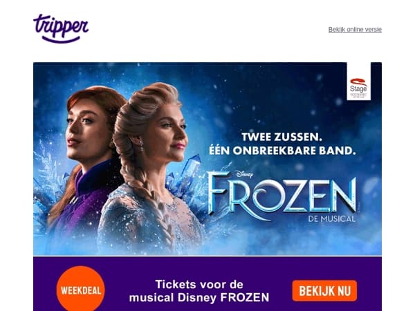 Weekdeal: de Musical Disney FROZEN