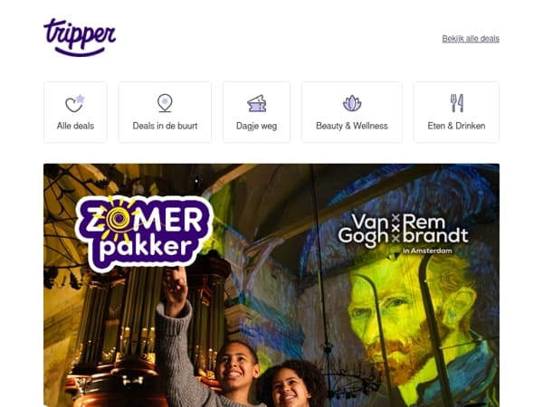 Stap midden in een levend kunstwerk bij Van Gogh & Rembrandt 🧑‍🎨
