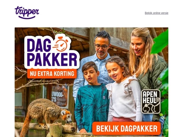 Dagpakker: Apenheul🐒