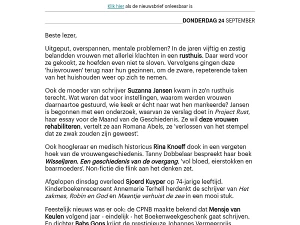 Suzanna Jansen over Project RUST