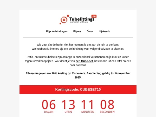 Tuinmeubelen tegen uitverkoopprijzen 🏡