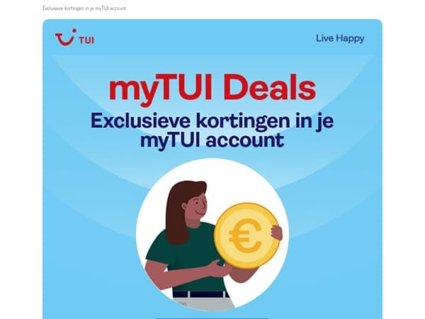 Psst, nieuwe myTUI Deals in je account