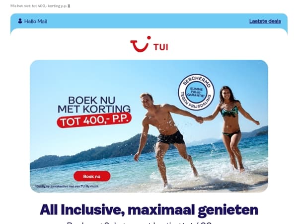 🍹Jouw All Inclusive met korting? Nog maar 3 dagen!