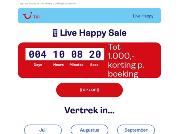  ⚪ 1 week weg vanaf 386,- p.p.  