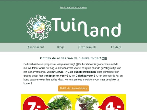Ontdek de acties van de nieuwe folder! 🌿🐶