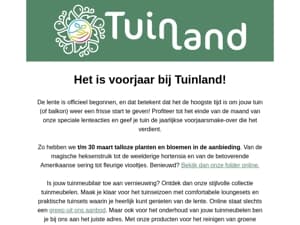 Voorjaar bij Tuinland: bekijk onze zonnige lenteacties ☀️