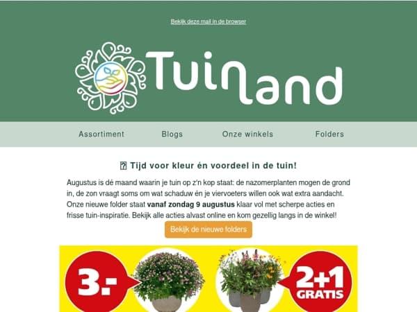Tot 50% nazomer-korting, geef je tuin een boost! ☀️