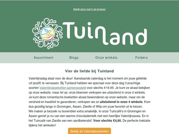 Vier de liefde! ❤️ Valentijnsboeketten & 20% korting op kamerplanten