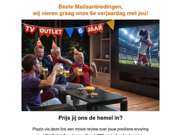 Beste Mailaanbiedingen, van harte gefeliciteerd 🥳
