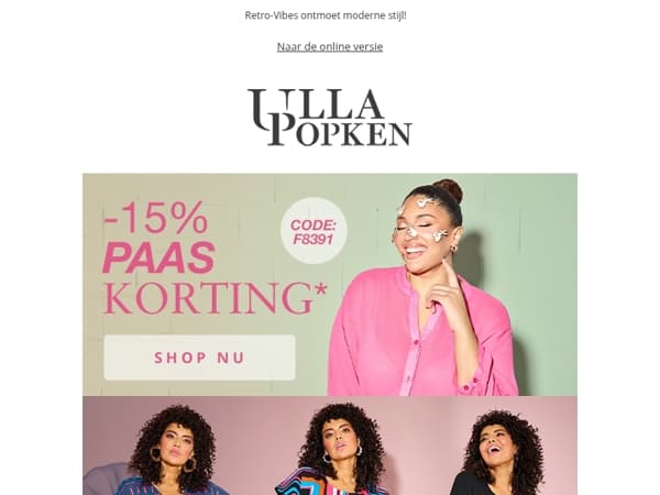 Vier Pasen met 15% korting op ALLES! 🌸